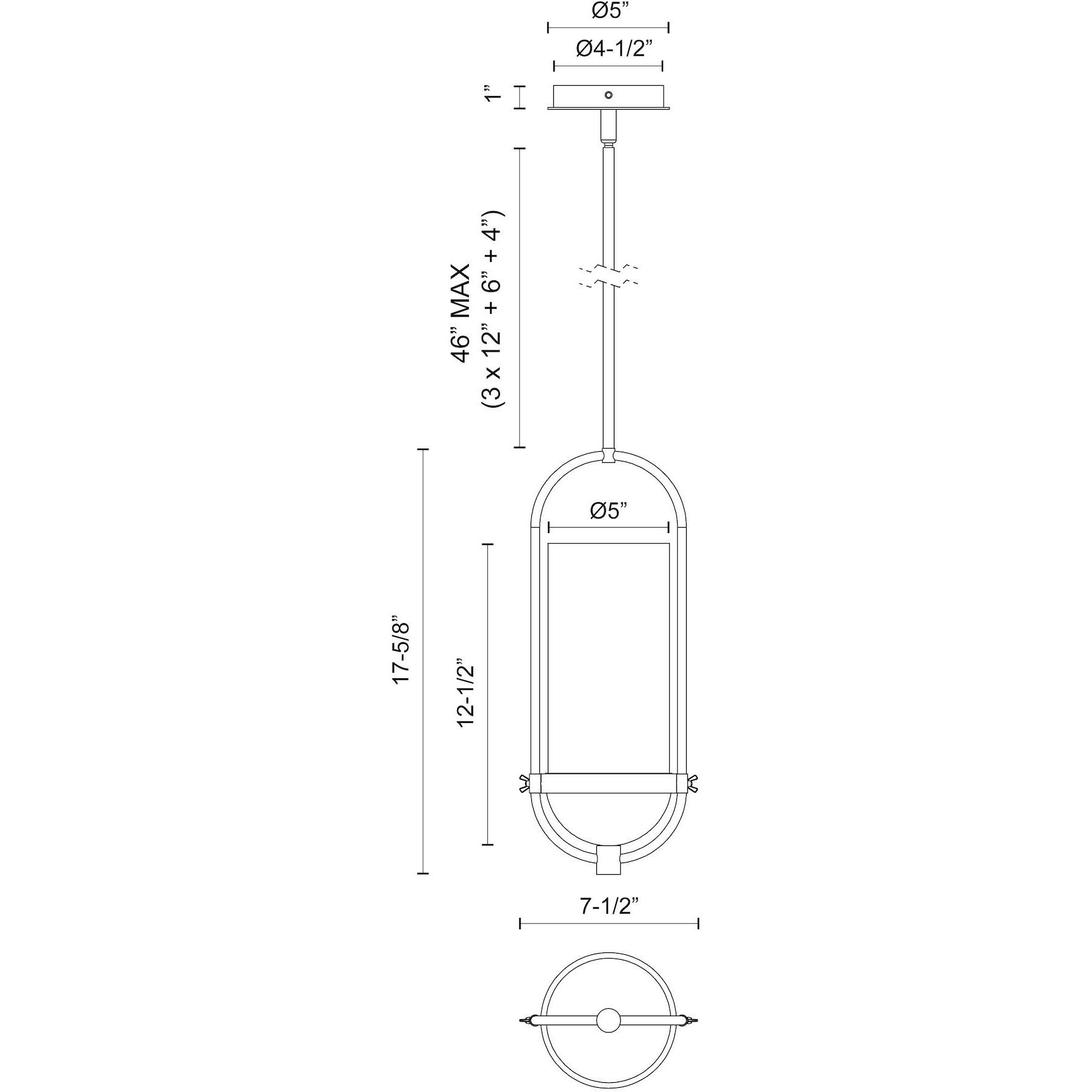Alora Mood Cyrus Pendant Ceiling Light in Aged Gold