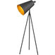 Faza 61 inch 100.00 watt Matte Black Floor Lamp Portable Light