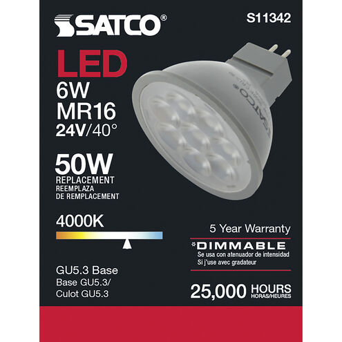 Lumos LED MR16 6.00 watt 4000K Light Bulb