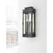 Chapman & Myers Linear Lantern 2 Light 22.5 inch Bronze Wall Lantern