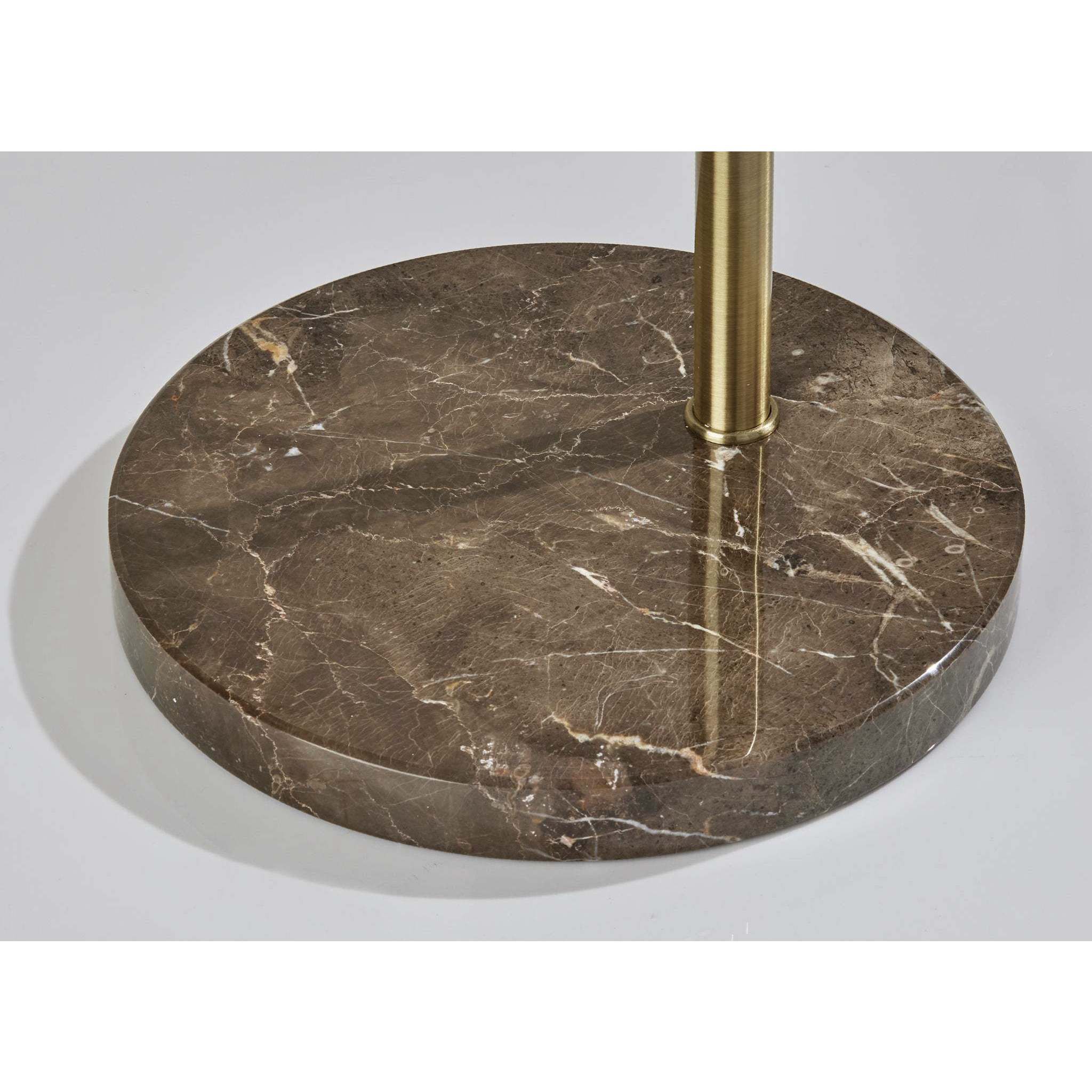 Adler 67 inch 150.00 watt Antique Brass Arc Lamp Portable Light