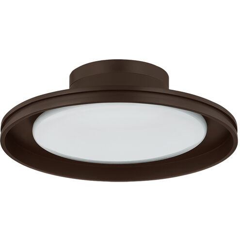 Cannes LED 14.75 inch Bronze Exterior Flush Mount