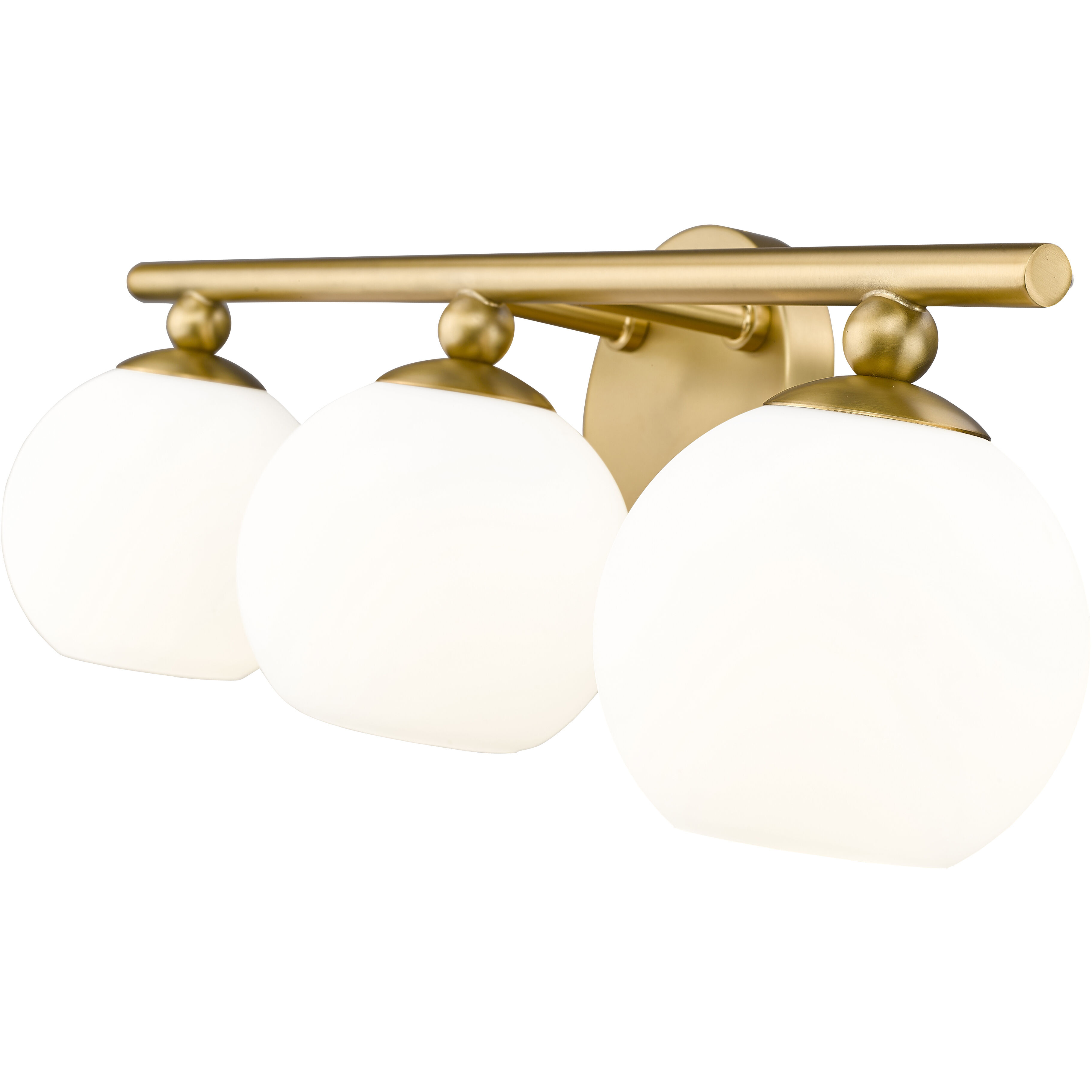 Neoma 3 Light 21.75 inch Modern Gold Vanity Wall Light