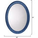 Valley 35 X 26 inch Indigo Wall Mirror