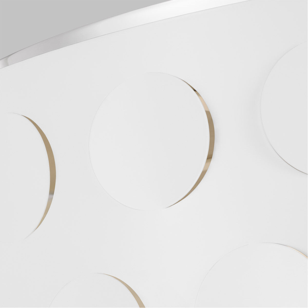 kate spade new york Dottie 4 Light 27.38 inch Polished Nickel Flush Mount Ceiling Light