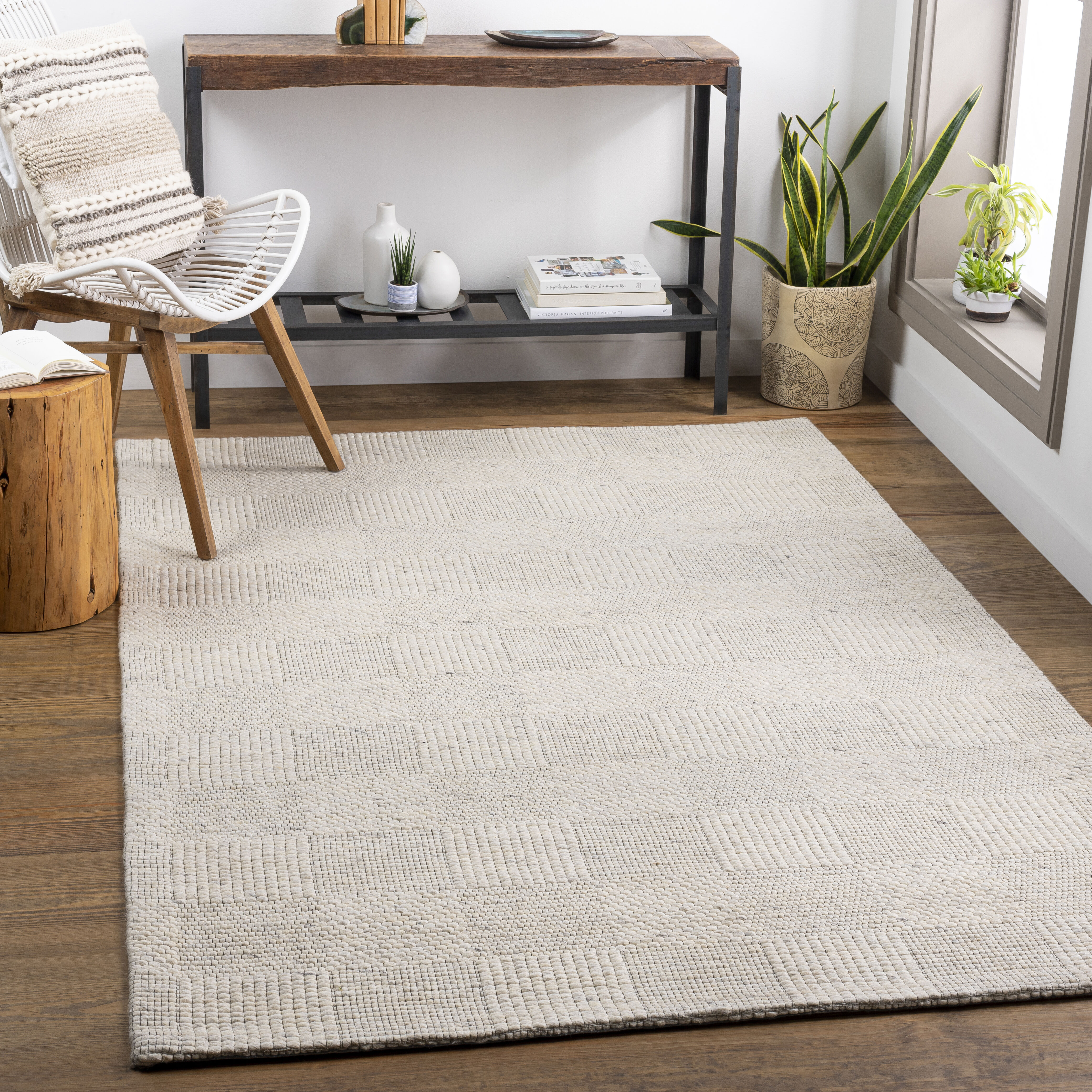 Colarado 120 X 96 inch Ivory Rug in 8 x 10, Rectangle
