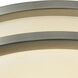 Clarion LED 11 inch Brushed Nickel Flush Mount Ceiling Light