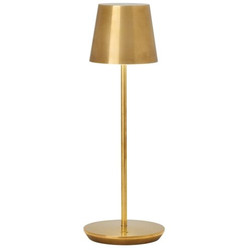 Sean Lavin Nevis 14.6 inch 2.20 watt Natural Brass Outdoor Rechargeable Table Lamp