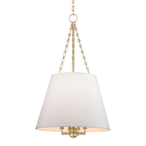 Burdett 8 Light 22 inch Aged Brass Pendant Ceiling Light