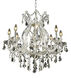 Maria Theresa 9 Light 26 inch Chrome Dining Chandelier Ceiling Light in Clear, Royal Cut