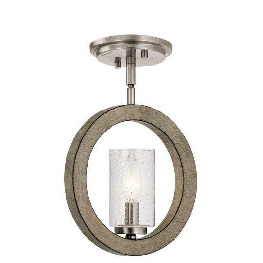 Grand Bank 1 Light 3 inch Distressed Antique Gray Pendalette Ceiling Light