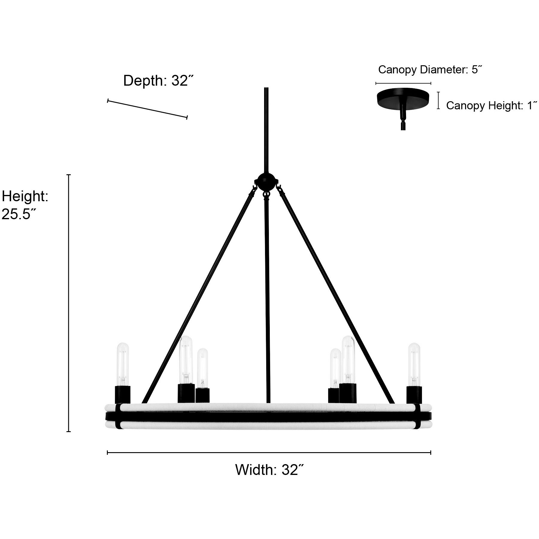 Rovessa 6 Light 32 inch Vintage Brass Chandelier Ceiling Light