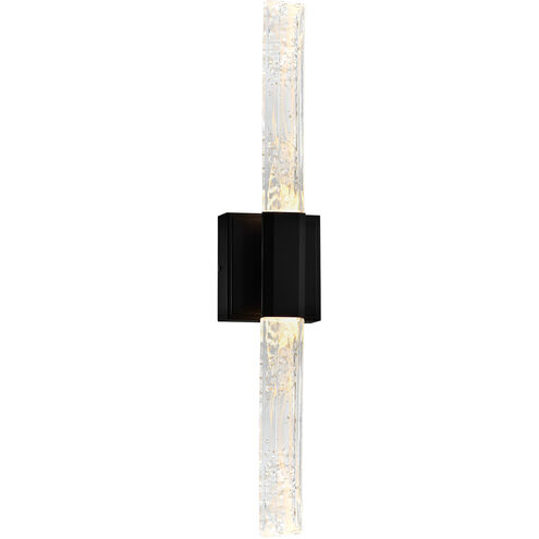 Greta LED 4.3 inch Black Vanity Light Wall Light
