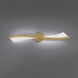 Ascot 1 Light 34 inch Aged Brass Bath Vanity Light Wall Light