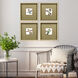 Hummingbird Flight Green and Beige and Multi and Purple Framed Art