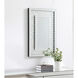 Sparkle 30 X 20 inch Clear Wall Mirror