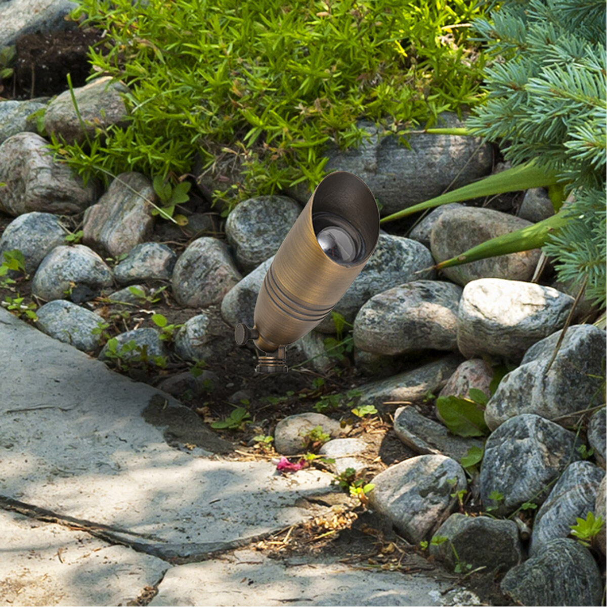 Aera 12 50.00 watt Antique Brass Landscape Light