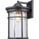 Avalon 1 Light 18 inch Black Outdoor Wall Lantern