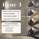 Atlas Irene-3 42 inch Textured Bronze with Walnut Tone Blades Paddle Fan, Paddle Fan