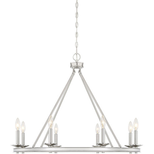 Middleton 8 Light 33 inch Satin Nickel Chandelier Ceiling Light, Essentials
