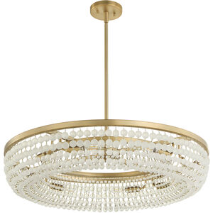 Ophelia 8 Light 30 inch Aged Brass Chandelier Ceiling Light
