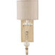 Medland 1 Light 9 inch Light Gray/White Wall Sconce Wall Light