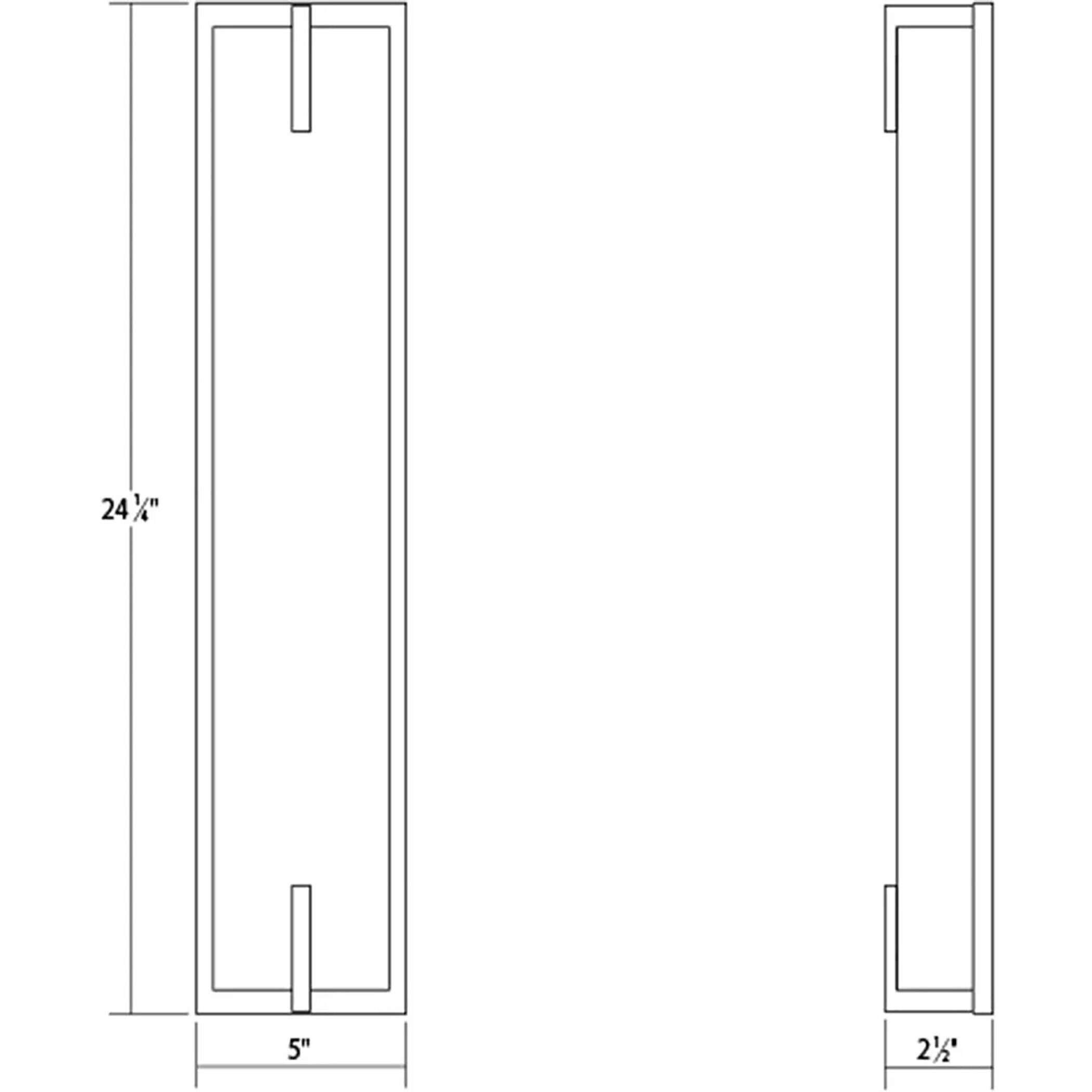 New Edge LED 5 inch Satin Nickel Bath Bar Wall Light