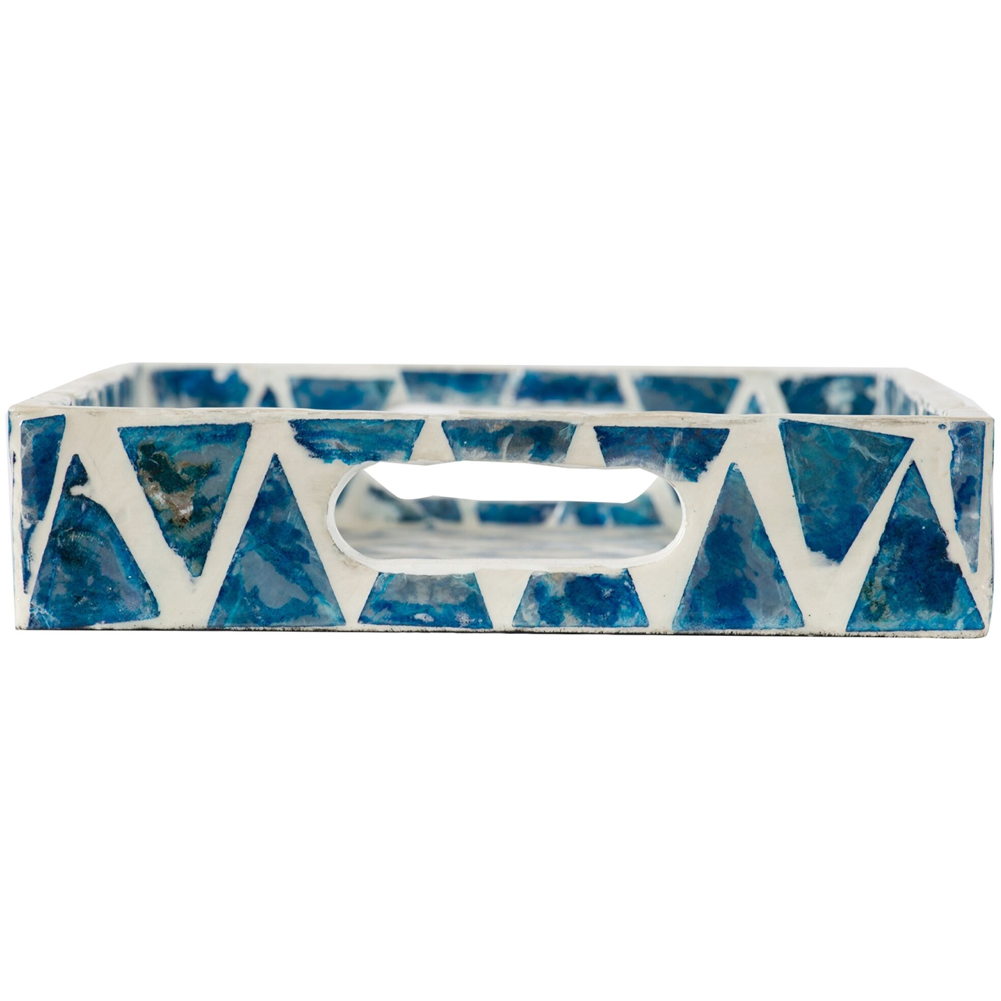 Anita Blue/White Tray