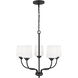 Windom 5 Light 20 inch Midnight Black Chandelier Ceiling Light