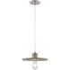 Sima 1 Light 12 inch Burnished Nickel Pendant Ceiling Light