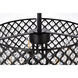 Elise 4 Light 14 inch Black Flush Mount Ceiling Light