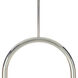 Happy LED 22.5 inch Polished Nickel Pendant Ceiling Light, Small