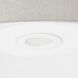 Cermack St. LED 16 inch Ivory Linen Flush Mount Ceiling Light