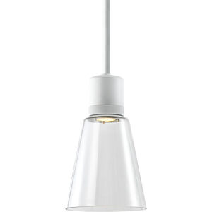 Zigrina 1 Light 7.13 inch Matte White Pendant Ceiling Light