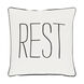 Glyph 18 X 18 inch Black Pillow Kit, Square