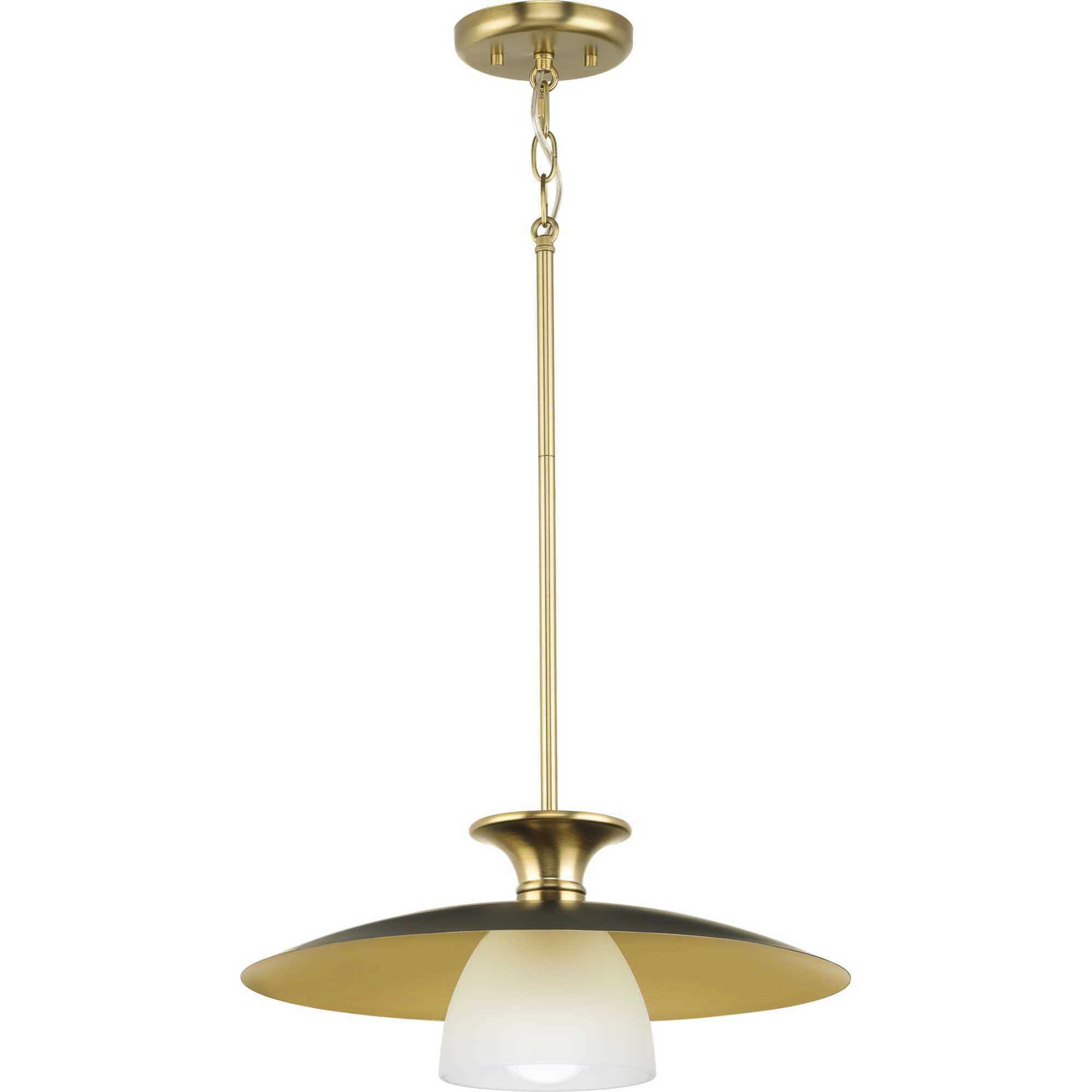 Trimble 1 Light 18 inch Brushed Bronze Pendant Ceiling Light, Design Series