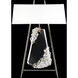 Forever Flora 31.6 inch 7 watt Polished Chrome Table Lamp Portable Light in Gold Rope, Gold Rope