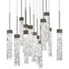 Minx 13 Light 20 inch Antique Nickel Multi-Light Pendant Ceiling Light