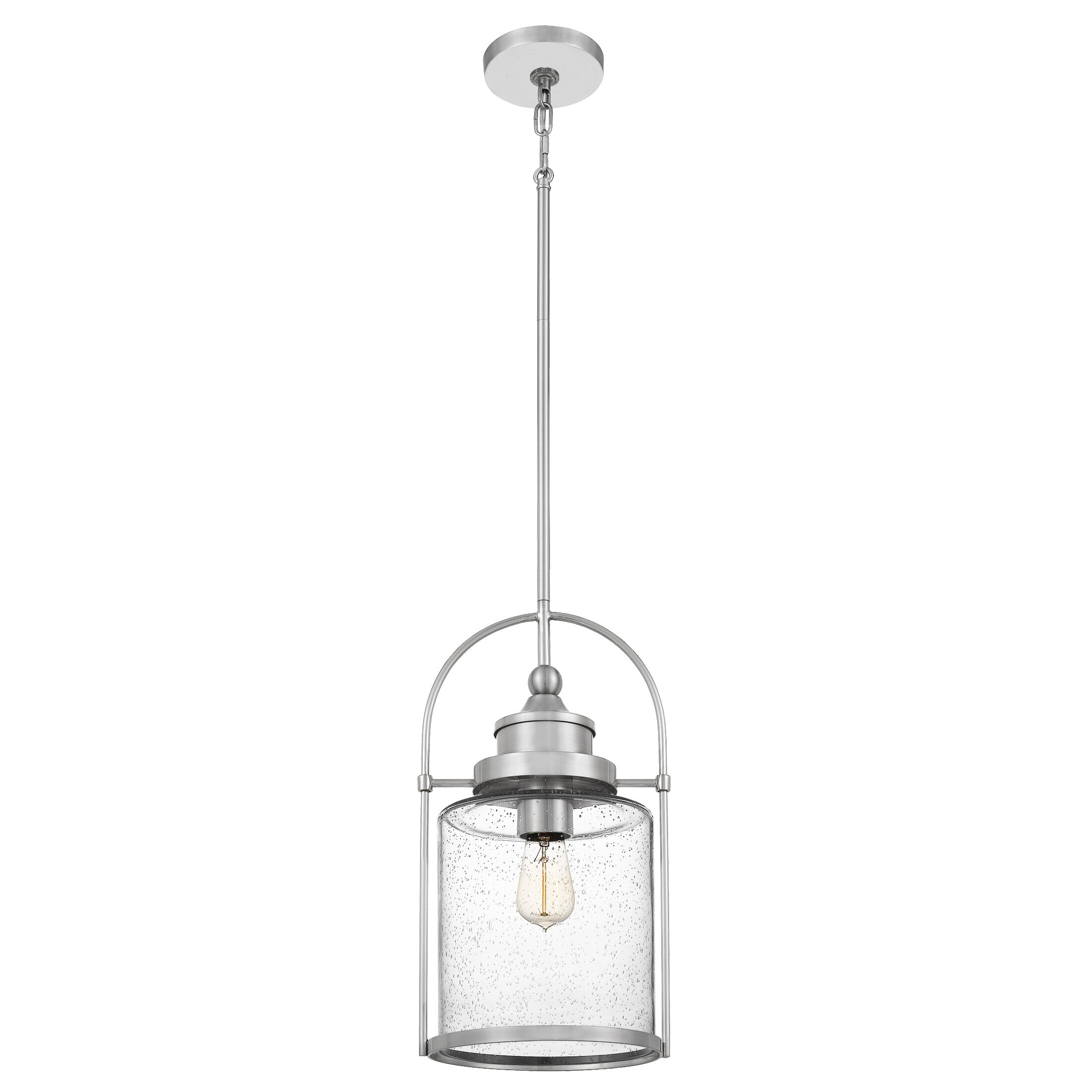 Payson 1 Light 10 inch Brushed Nickel Mini Pendant Ceiling Light