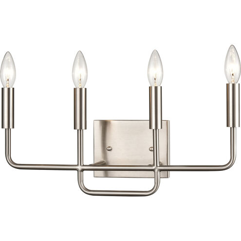 Park Slope 4 Light 18.5 inch Brushed Nickel Vanity Light Wall Light, Medium