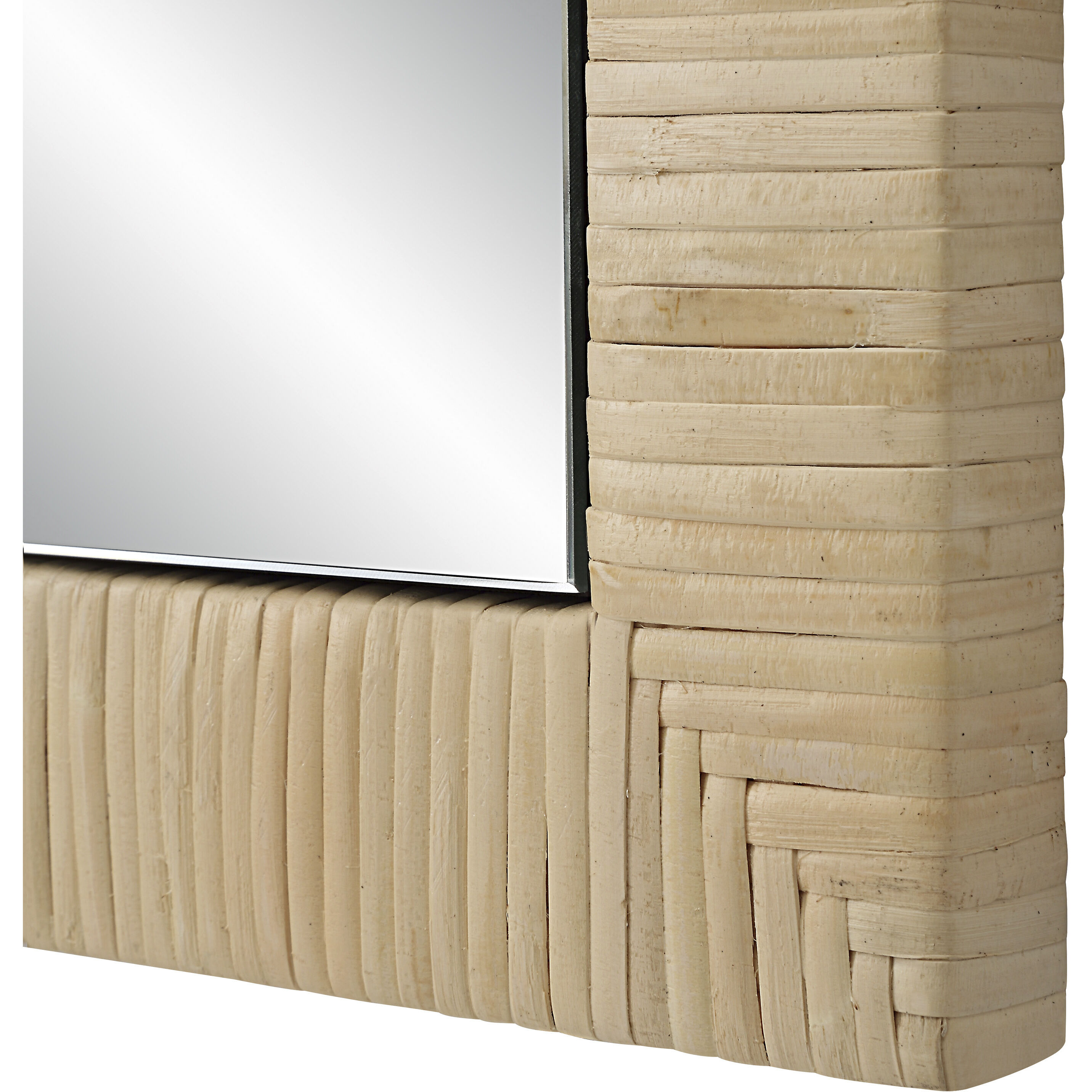 Tally 36 X 24 inch Natural Wall Mirror
