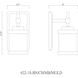 Cadoc 1 Light 4.5 inch Chrome Wall Sconce Wall Light