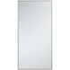 Monet 36 X 18 inch Silver Wall Mirror