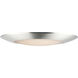Diverse LED 13 inch Satin Nickel Flush Mount Ceiling Light