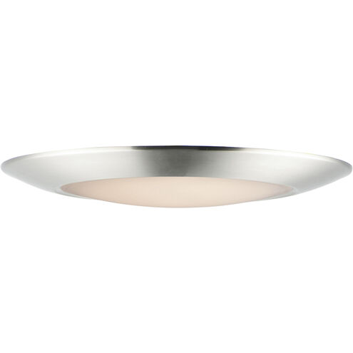 Diverse LED 13 inch Satin Nickel Flush Mount Ceiling Light