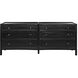 Hampton Hand Rubbed Black Dresser, 6 Drawer