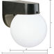 Nome 1 Light 7 inch Black Outdoor Sconce