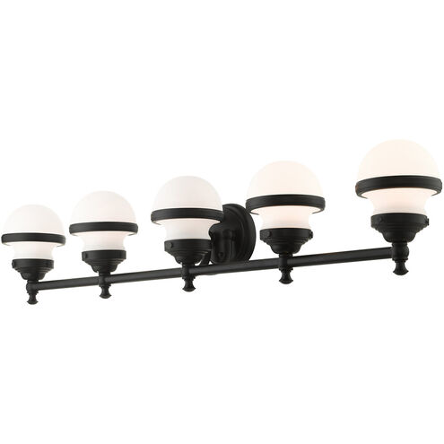 Oldwick 5 Light 43 inch Black Vanity Sconce Wall Light