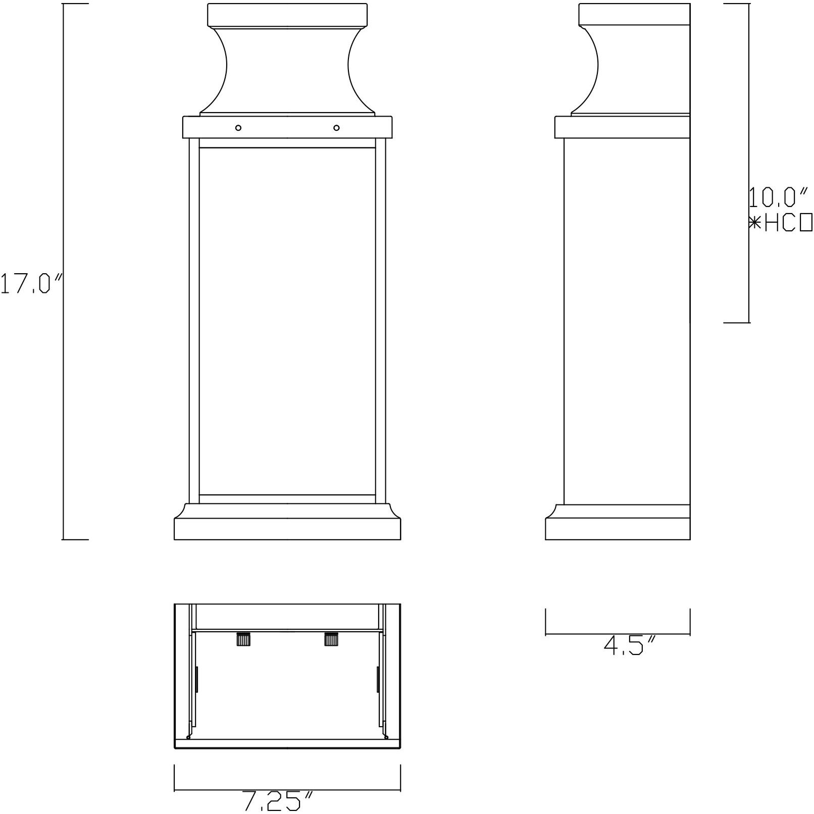 Brooke Outdoor Wall Lantern