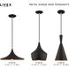 Allison 1 Light 14 inch Black Mini Pendant Ceiling Light